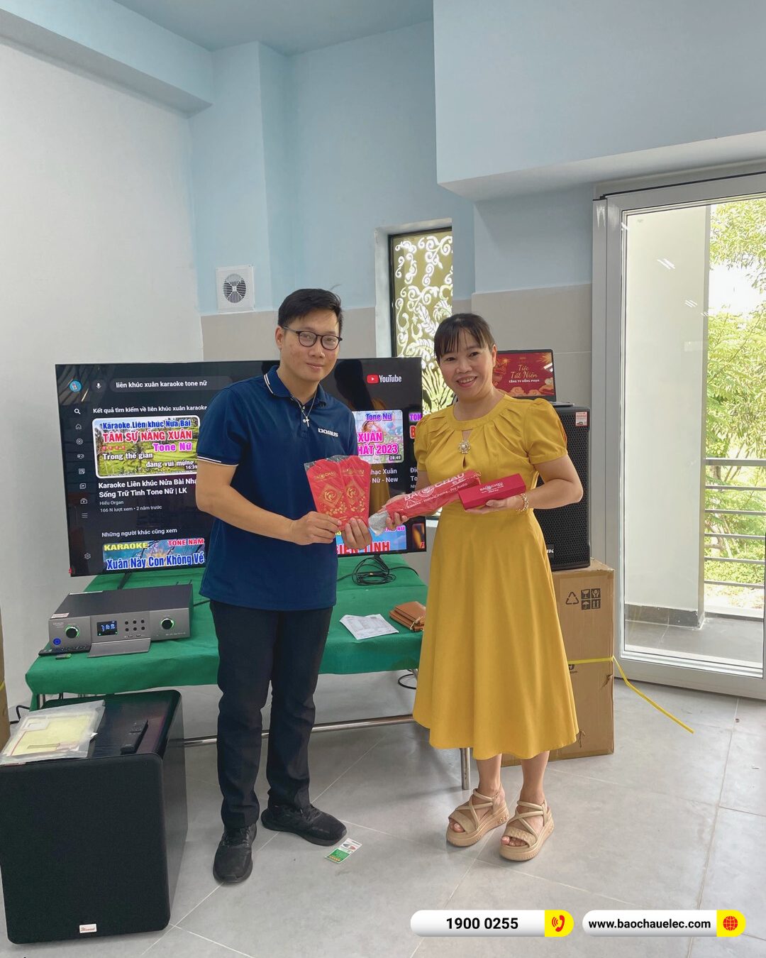 Lắp đặt d&agrave;n karaoke BIK gần 32tr cho chị Minh Lu&acirc;n tại TP HCM