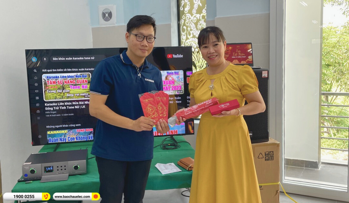 Lắp đặt d&agrave;n karaoke BIK gần 32tr cho chị Minh Lu&acirc;n tại TP HCM