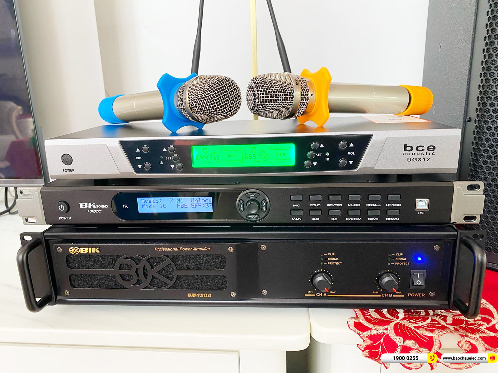 Lắp đặt dàn karaoke BIK gần 33tr cho chị Yến ở Bình Dương