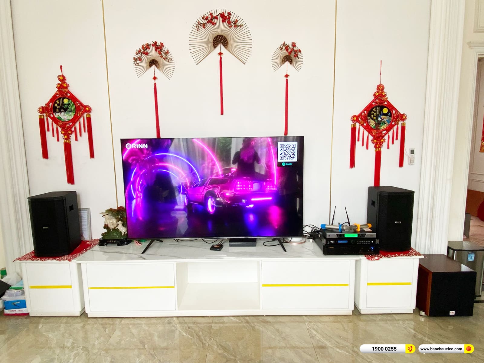Lắp đặt dàn karaoke BIK gần 33tr cho chị Yến ở Bình Dương