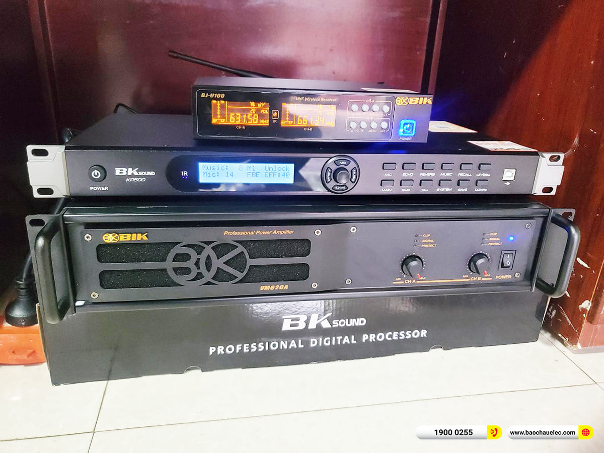 Lắp đặt d&agrave;n karaoke BIK gần 27tr cho ch&uacute; Dũng ở H&agrave; Nội