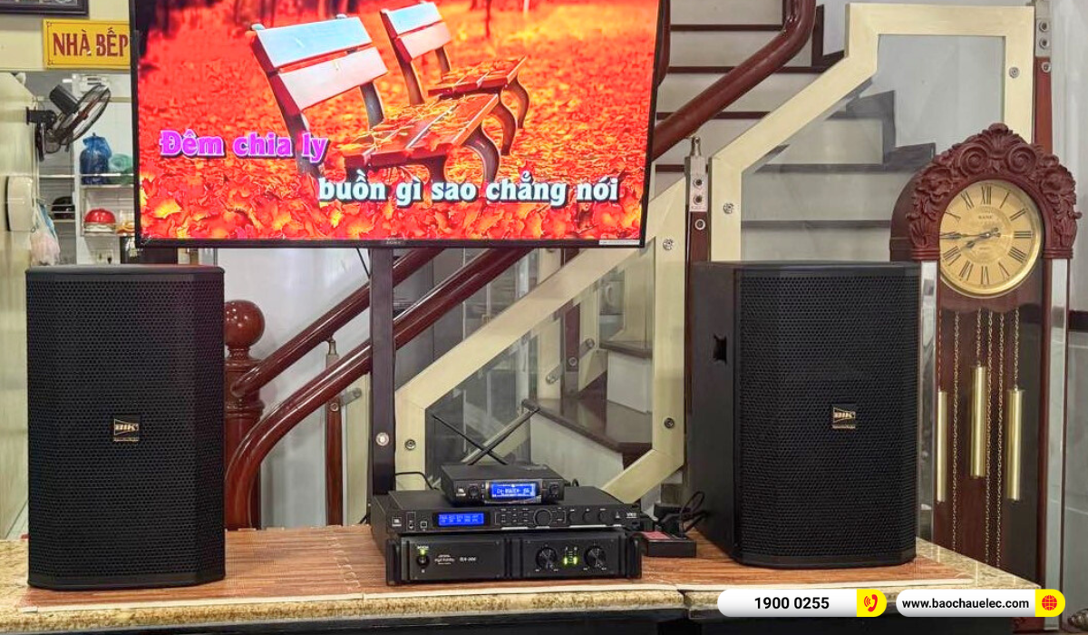 Lắp đặt d&agrave;n karaoke BIK hơn 56tr cho ch&uacute; Dũng tại Quảng Nam