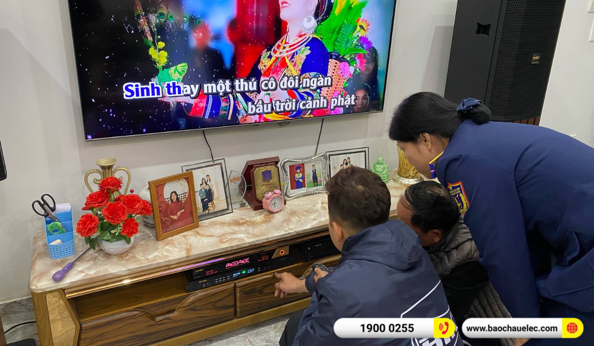 Lắp đặt d&agrave;n karaoke BIK hơn 46tr cho ch&uacute; Mạc tại Hải Ph&ograve;ng