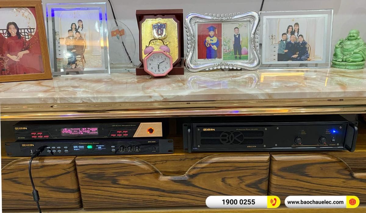 Lắp đặt d&agrave;n karaoke BIK hơn 46tr cho ch&uacute; Mạc tại Hải Ph&ograve;ng