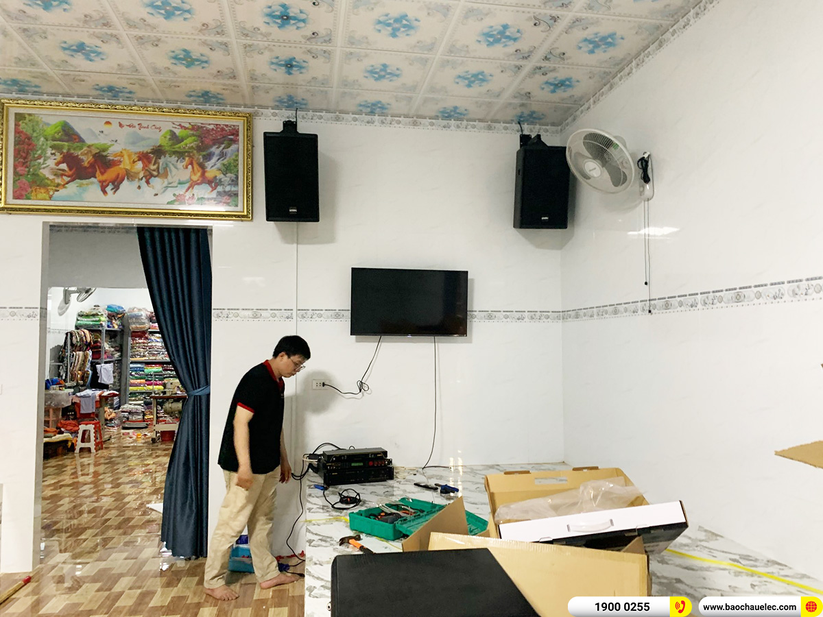 Lắp đặt d&agrave;n karaoke BIK hơn 34tr cho ch&uacute; Thiện ở Tiền Giang