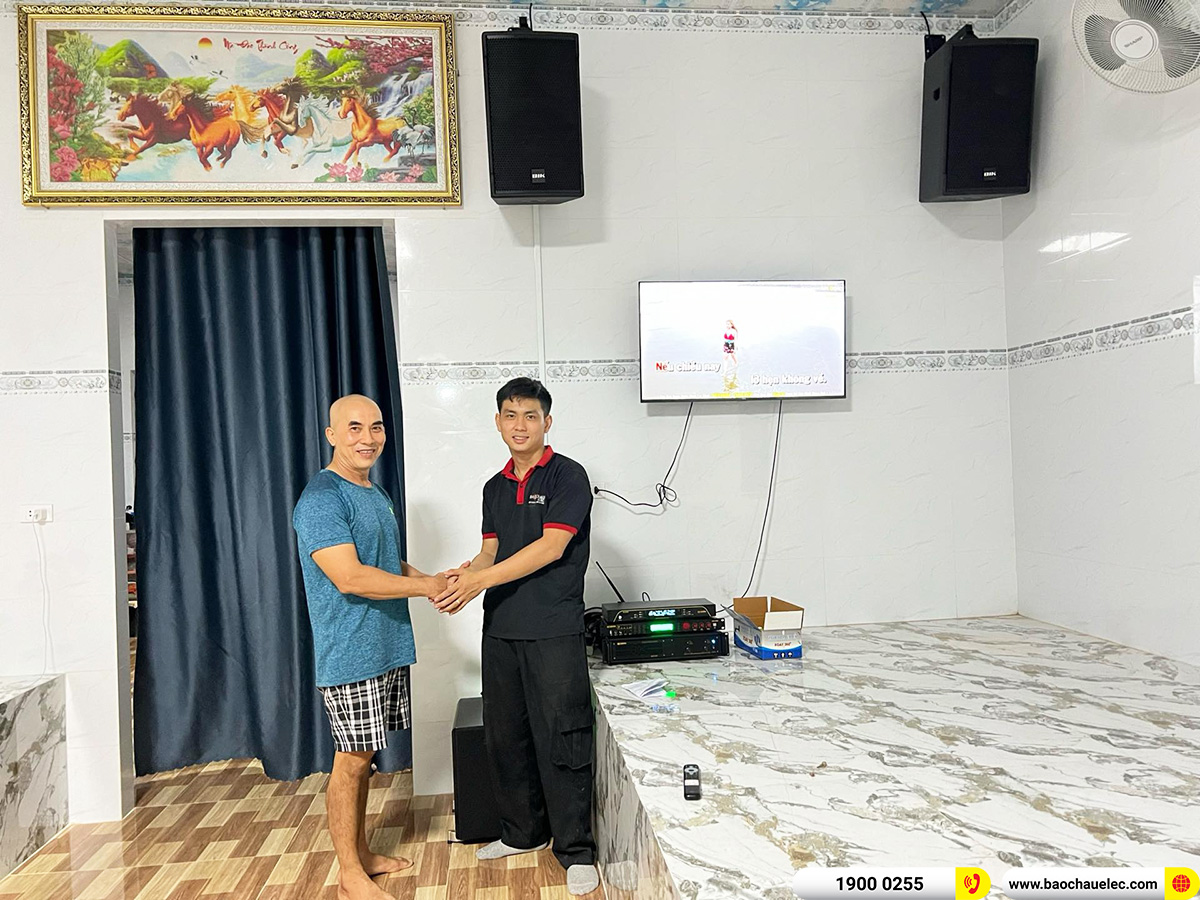 Lắp đặt d&agrave;n karaoke BIK hơn 34tr cho ch&uacute; Thiện ở Tiền Giang