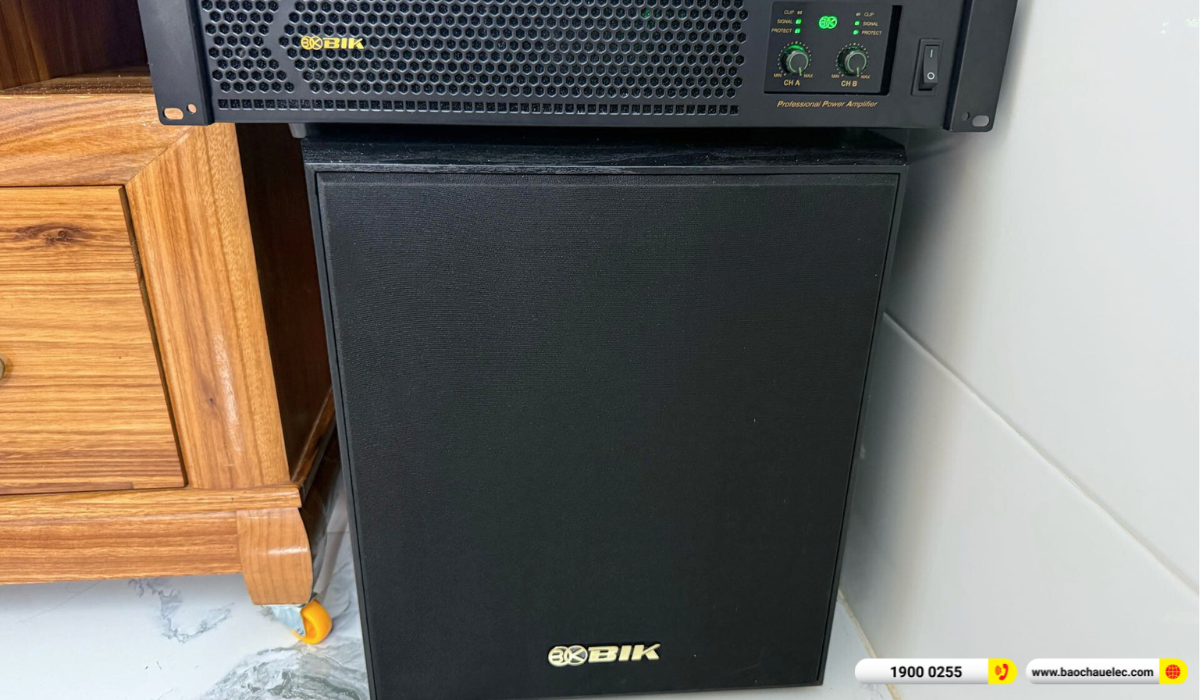 Lắp đặt d&agrave;n karaoke BIK gần 27tr cho chị Ly tại TP HCM