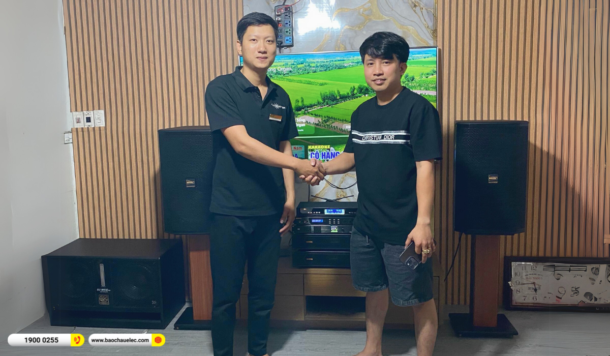 Lắp đặt d&agrave;n karaoke BIK gần 60tr cho anh Th&agrave;nh tại B&igrave;nh Dương