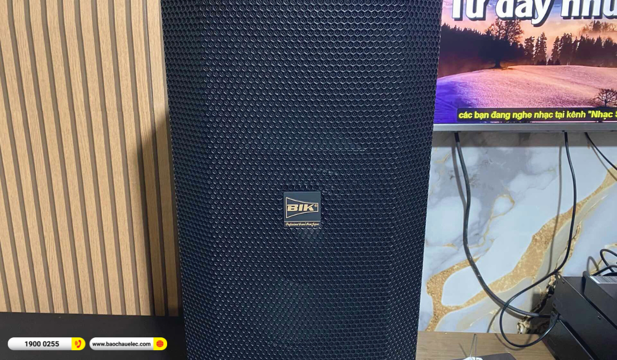 Lắp đặt d&agrave;n karaoke BIK gần 60tr cho anh Th&agrave;nh tại B&igrave;nh Dương