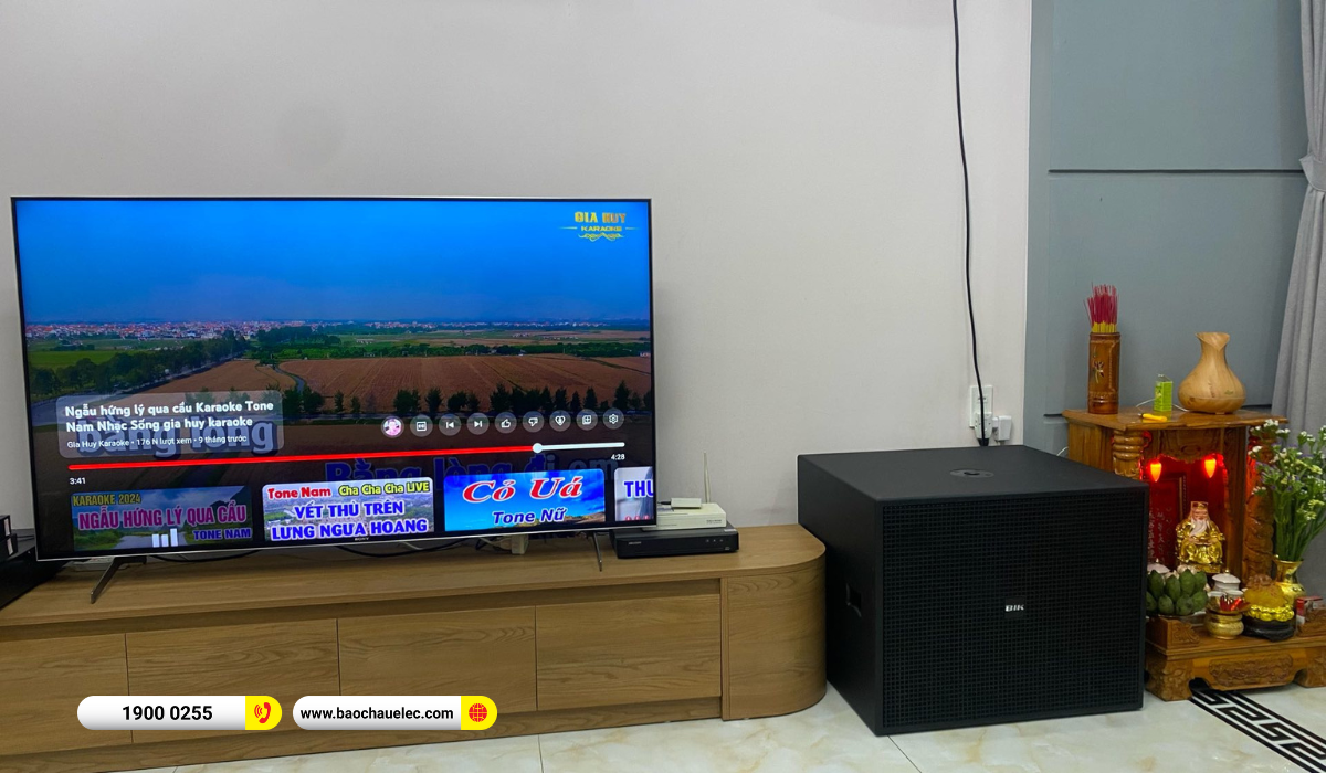 Lắp đặt d&agrave;n karaoke BIK gần 64tr cho anh Ho&agrave;ng tại TP HCM