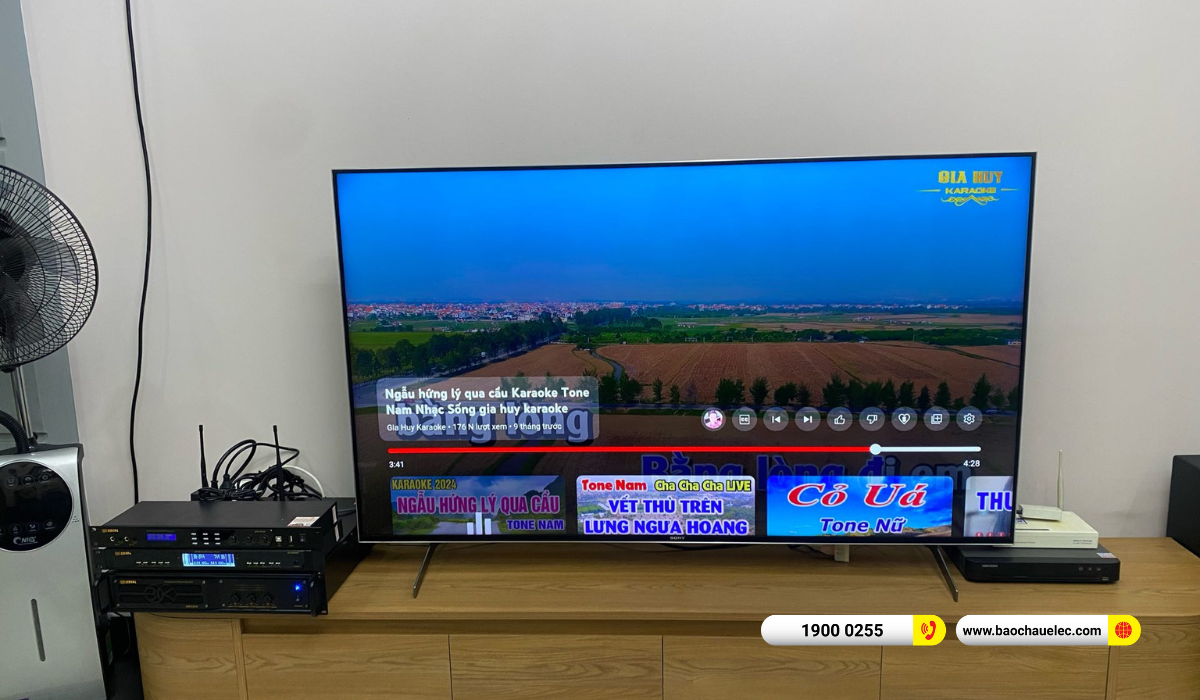 Lắp đặt d&agrave;n karaoke BIK gần 64tr cho anh Ho&agrave;ng tại TP HCM