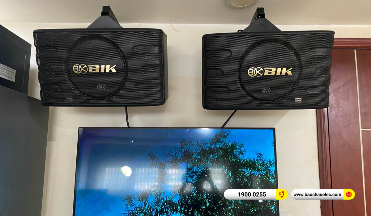 Lắp đặt d&agrave;n karaoke BIK hơn 15tr cho anh Mẫn tại Thủ Đức