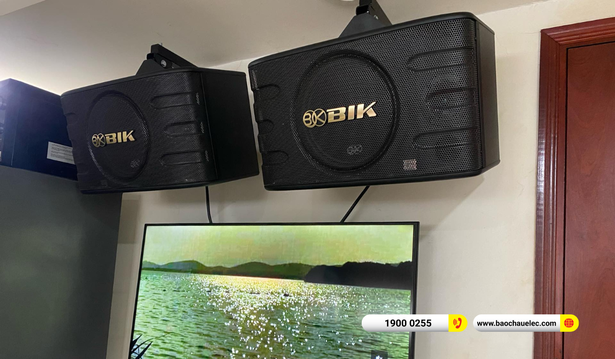 Lắp đặt d&agrave;n karaoke BIK hơn 15tr cho anh Mẫn tại Thủ Đức