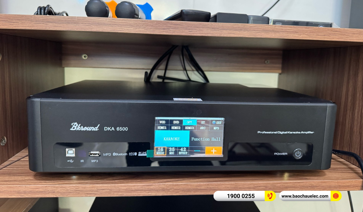 Lắp đặt d&agrave;n karaoke BIK hơn 25tr cho ch&uacute; Ph&uacute; tại TP HCM