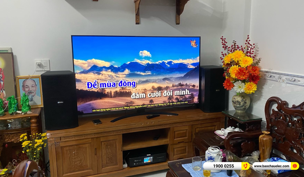 Lắp đặt d&agrave;n karaoke BIK hơn 27tr cho anh Luận tại TP HCM