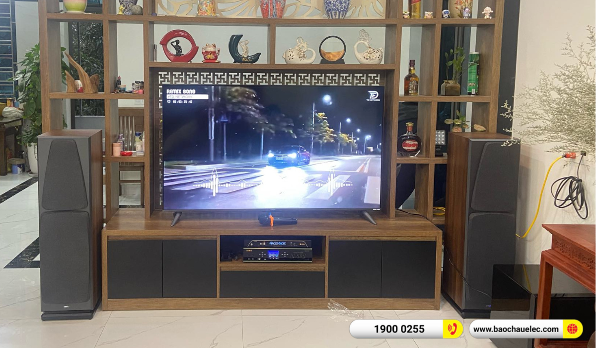 Lắp đặt d&agrave;n karaoke BIK hơn 31tr cho anh Triệu tại Hải Ph&ograve;ng