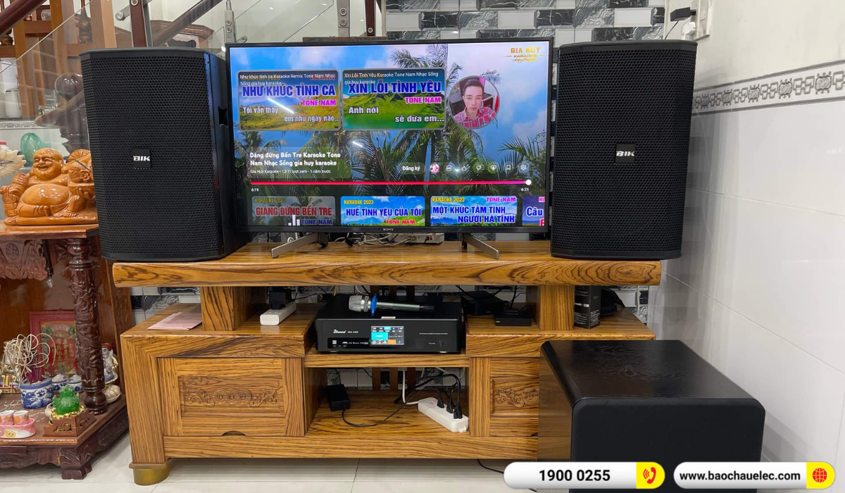 Lắp đặt d&agrave;n karaoke BIK hơn 32tr cho ch&uacute; Sơn tại Đồng Nai