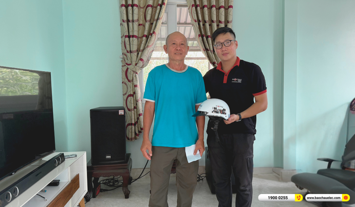 Lắp đặt d&agrave;n karaoke BIK hơn 35tr cho ch&uacute; Thượng tại Long An