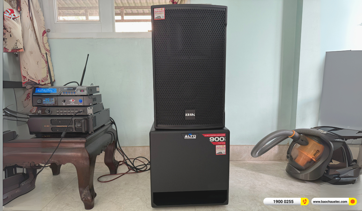 Lắp đặt d&agrave;n karaoke BIK hơn 35tr cho ch&uacute; Thượng tại Long An