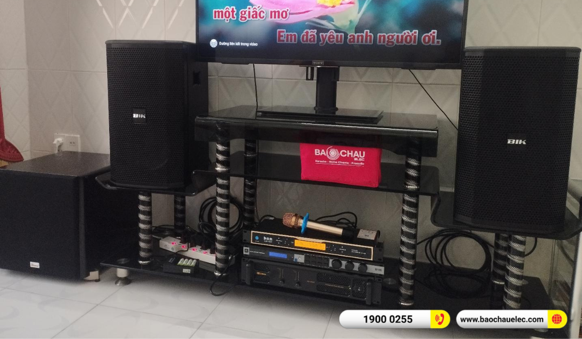 Lắp đặt d&agrave;n karaoke BIK hơn 37tr cho chị Mai tại Đồng Nai