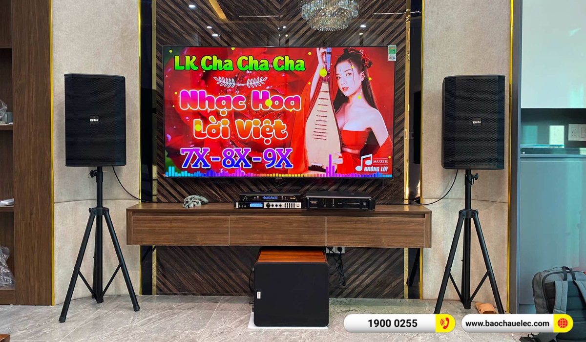 Lắp đặt d&agrave;n karaoke BIK hơn 39tr cho chị Hạnh tại Nam Định