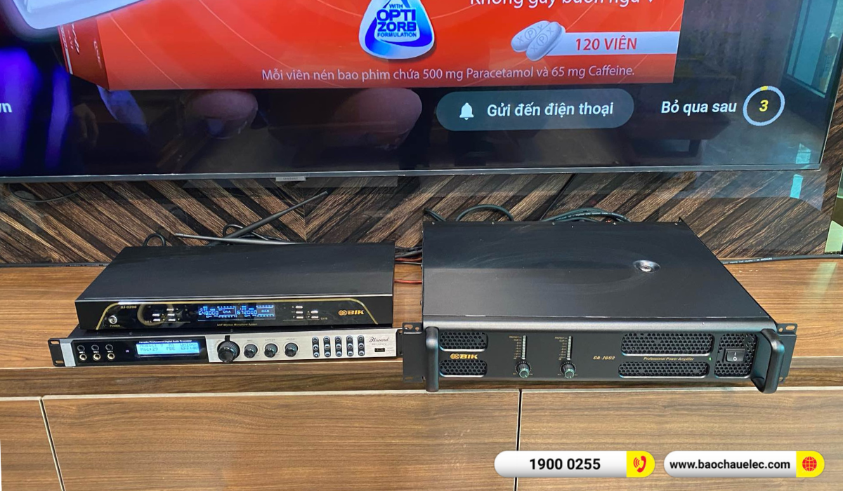 Lắp đặt d&agrave;n karaoke BIK hơn 39tr cho chị Hạnh tại Nam ĐịnhLắp đặt d&agrave;n karaoke BIK hơn 39tr cho chị Hạnh tại Nam Định