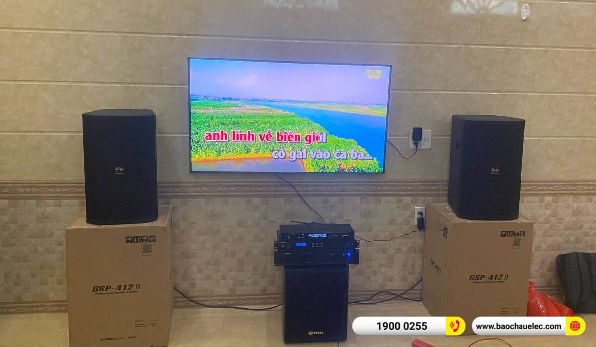 Lắp đặt d&agrave;n karaoke BIK hơn 44tr cho anh Di&ecirc;n tại Hải Ph&ograve;ng