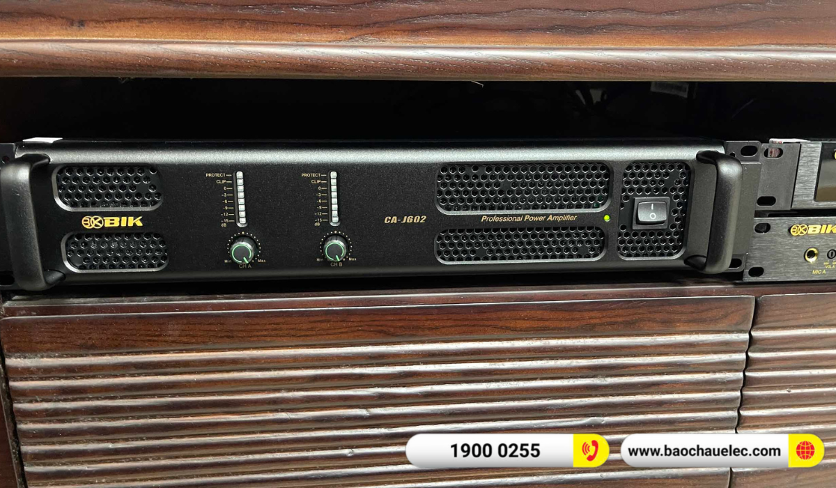 Lắp đặt d&agrave;n Karaoke BIK hơn 44tr cho anh Sơn tại H&agrave; Nội