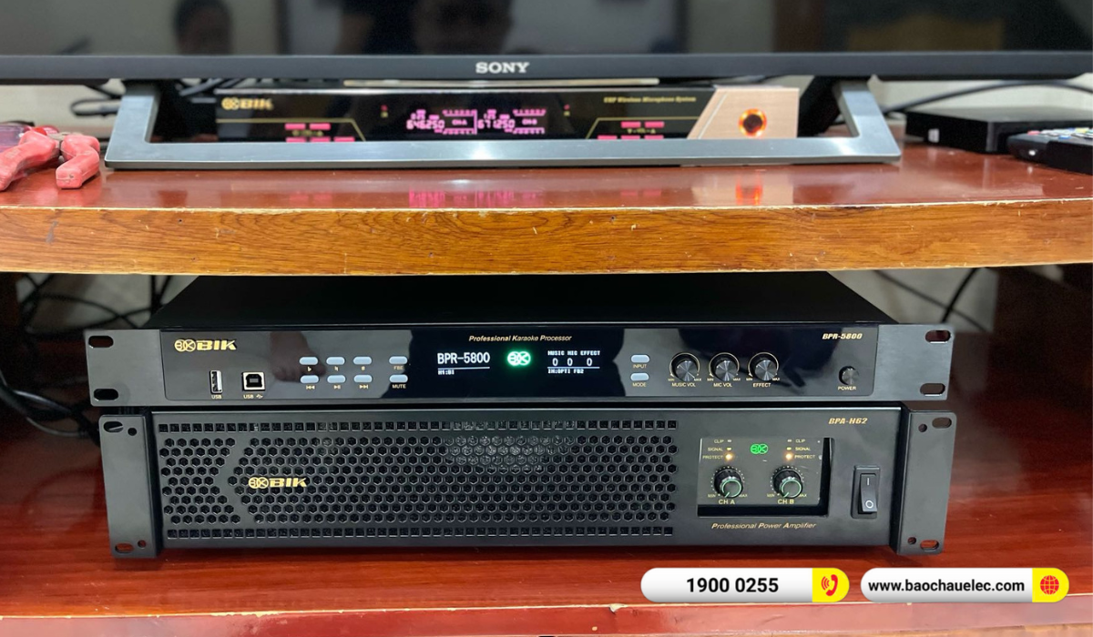 Lắp đặt d&agrave;n karaoke BIK hơn 45tr cho anh T&acirc;m tại Đồng Nai