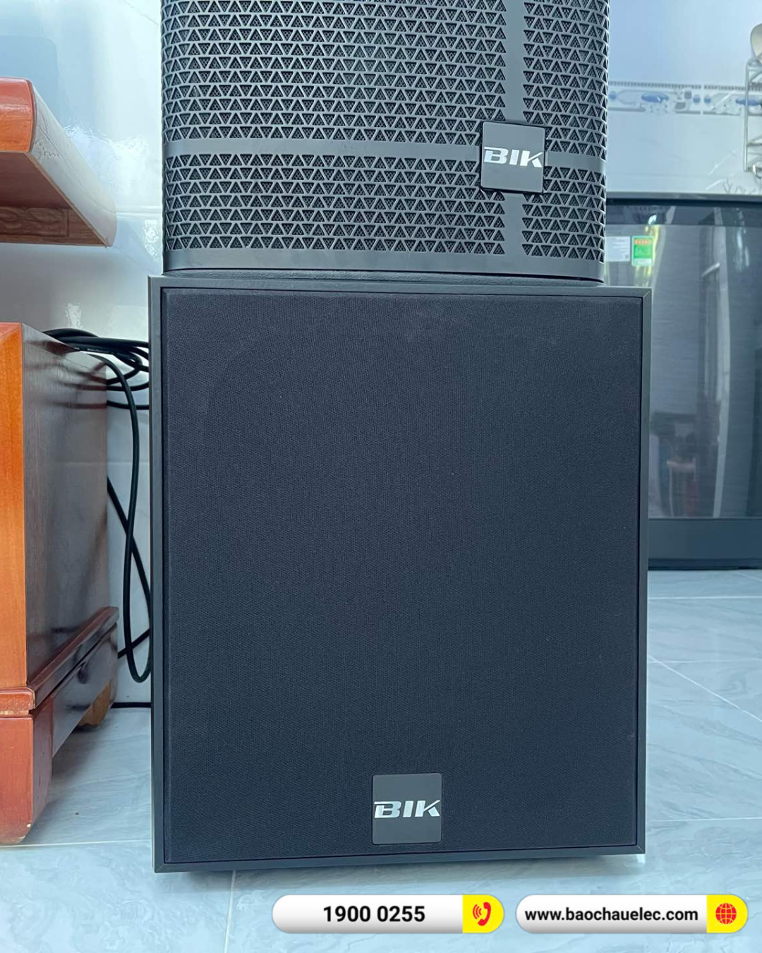 Lắp đặt d&agrave;n karaoke BIK hơn 46tr cho anh Nam tại Cần Thơ