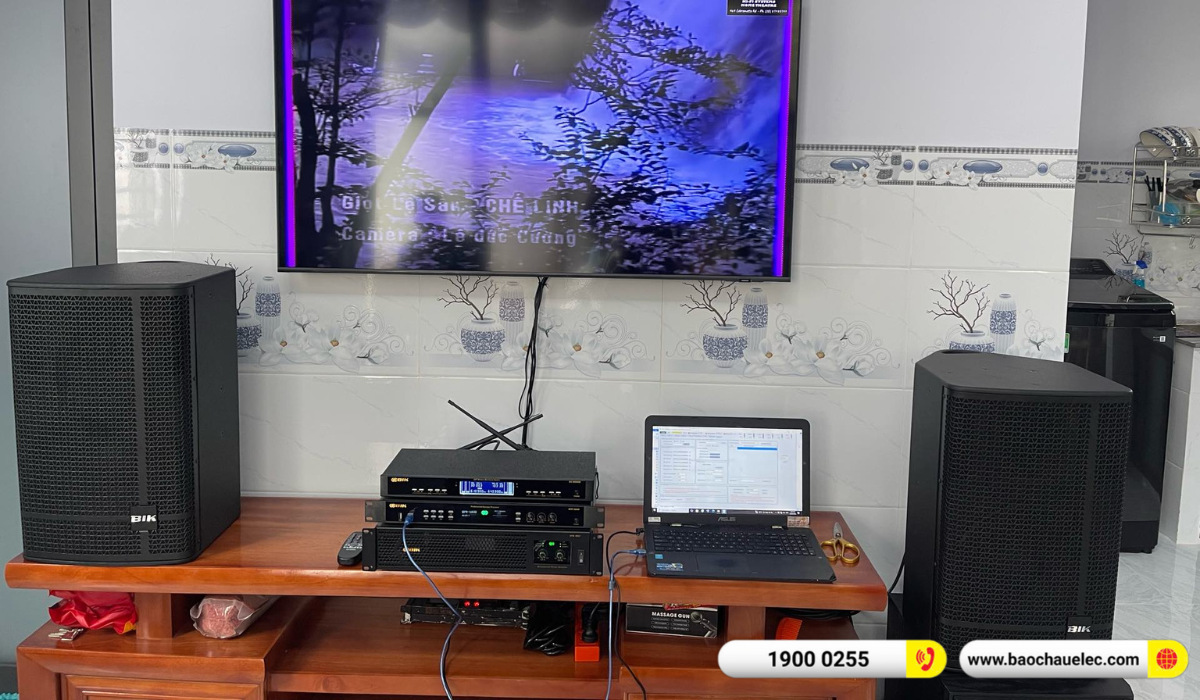 Lắp đặt d&agrave;n karaoke BIK hơn 46tr cho anh Nam tại Cần Thơ