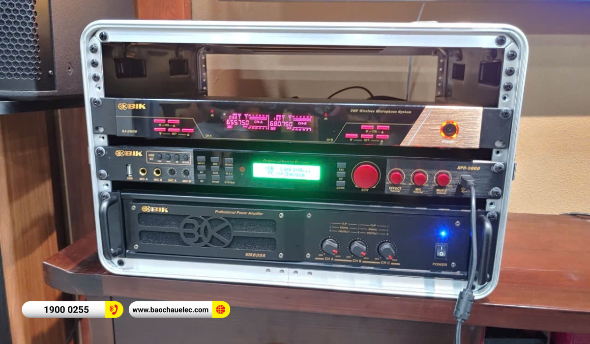 Lắp đặt d&agrave;n karaoke BIK hơn 56tr cho anh Phương tại Thanh H&oacute;a