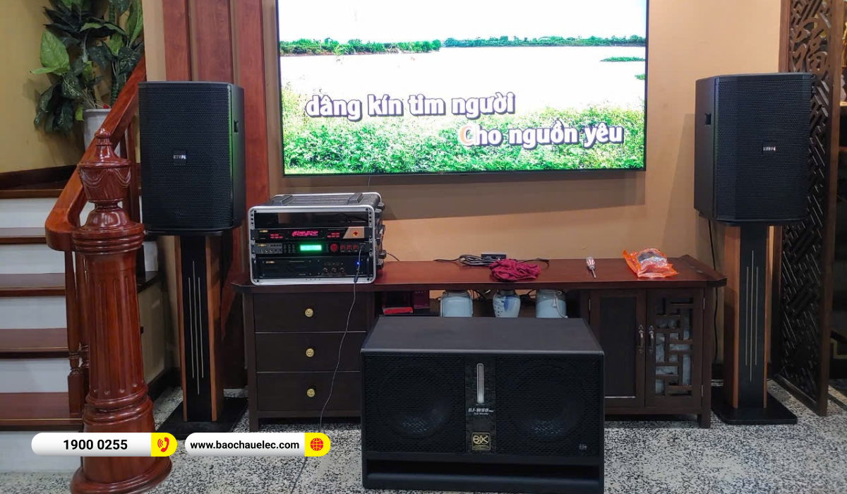 Lắp đặt d&agrave;n karaoke BIK hơn 56tr cho anh Phương tại Thanh H&oacute;a