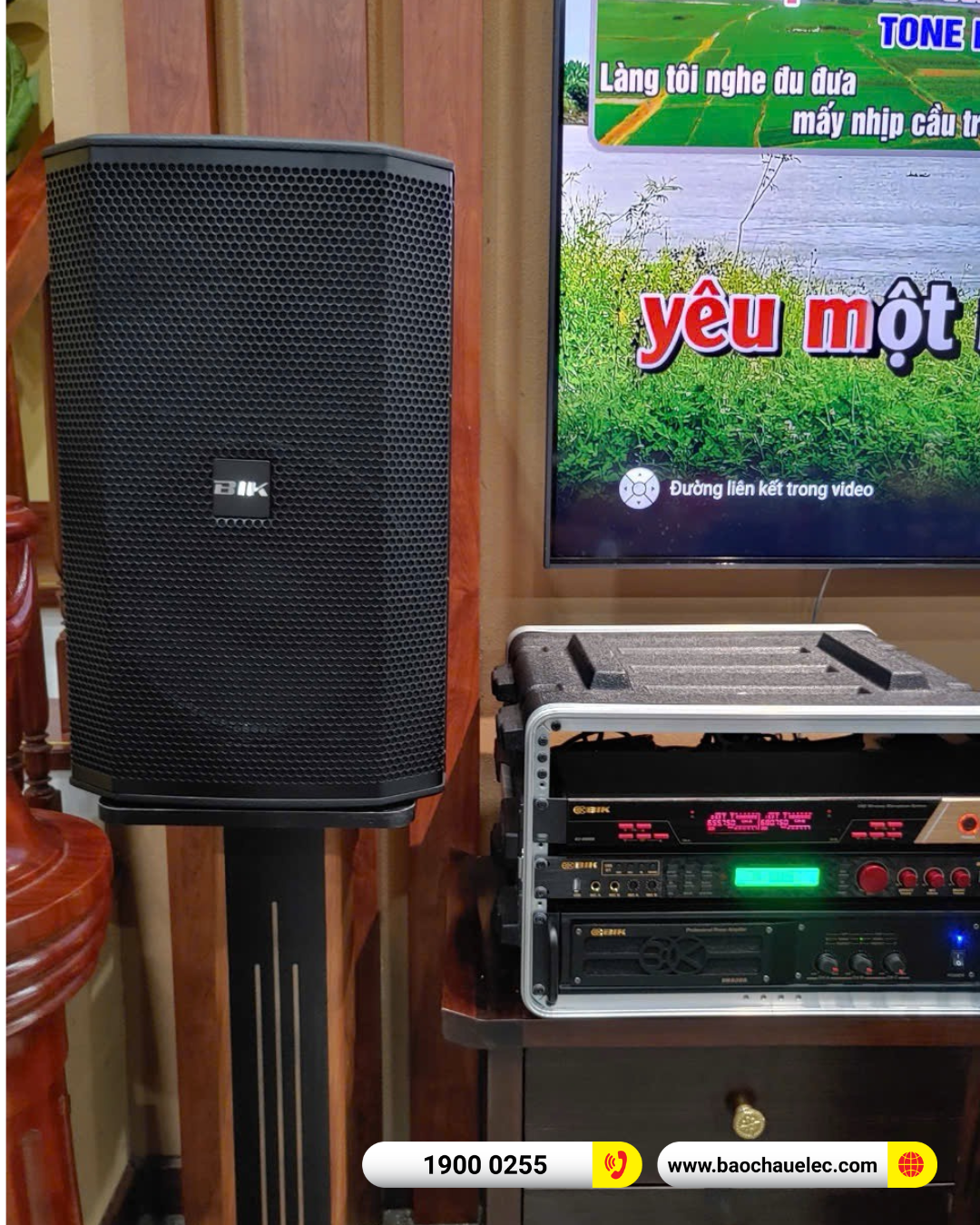 Lắp đặt d&agrave;n karaoke BIK hơn 56tr cho anh Phương tại Thanh H&oacute;a