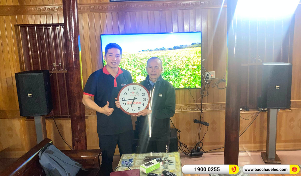 Lắp đặt d&agrave;n karaoke BIK hơn 57tr cho anh Th&aacute;i tại Hải Ph&ograve;ng