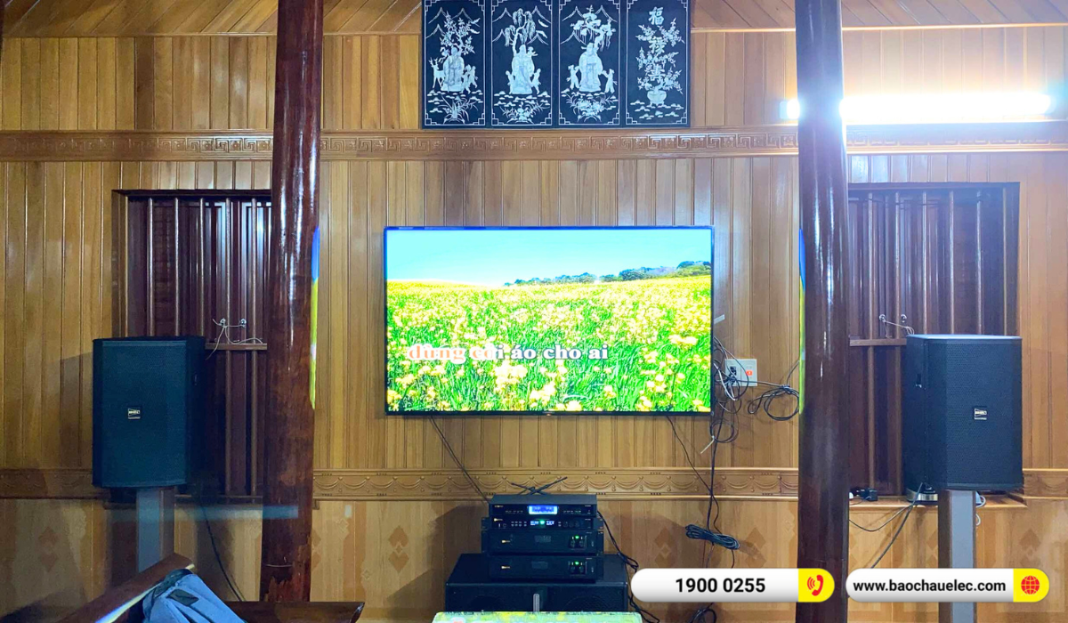 Lắp đặt d&agrave;n karaoke BIK hơn 57tr cho anh Th&aacute;i tại Hải Ph&ograve;ng