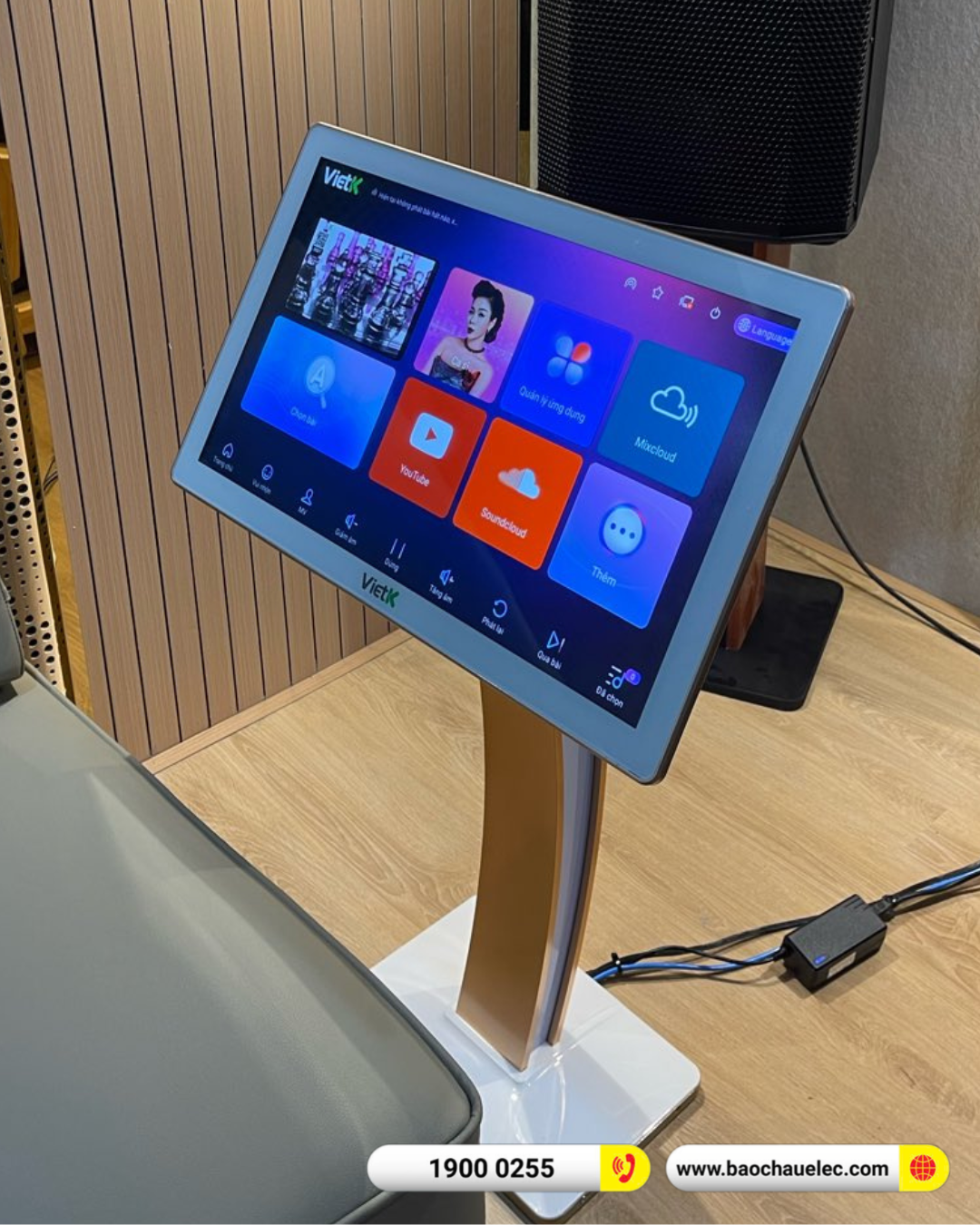 Lắp đặt d&agrave;n karaoke BIK hơn 66tr cho anh Oanh tại H&agrave; Nội