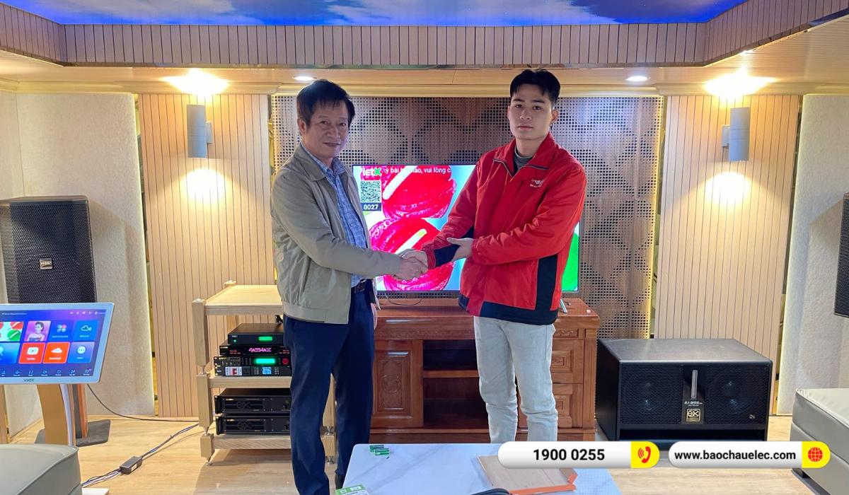 Lắp đặt d&agrave;n karaoke BIK hơn 66tr cho anh Oanh tại H&agrave; Nội