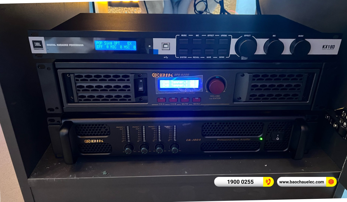 Lắp đặt d&agrave;n karaoke BIK gần 69tr cho anh Quyết tại T&acirc;y Ninh