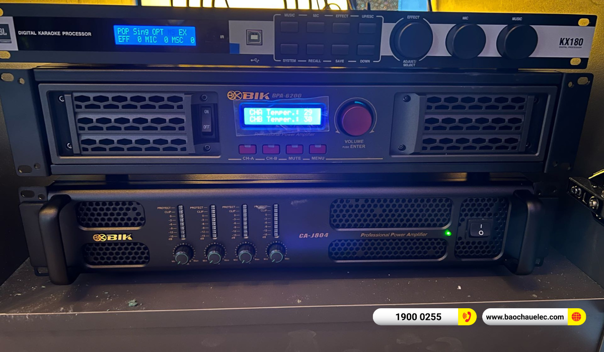 Lắp đặt d&agrave;n karaoke BIK gần 69tr cho anh Quyết tại T&acirc;y Ninh