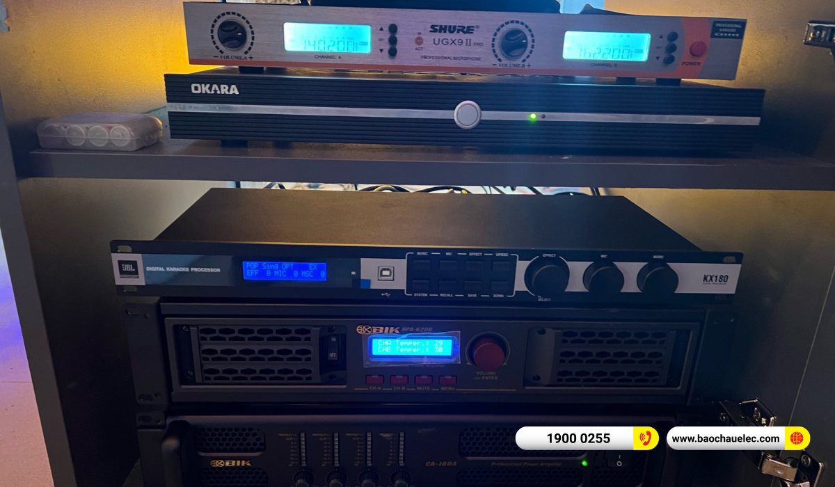 Lắp đặt d&agrave;n karaoke BIK gần 69tr cho anh Quyết tại T&acirc;y Ninh