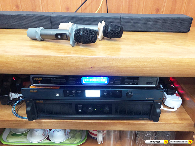 Lắp đặt dàn karaoke BMB gần 79tr cho anh Chung ở Bình Dương