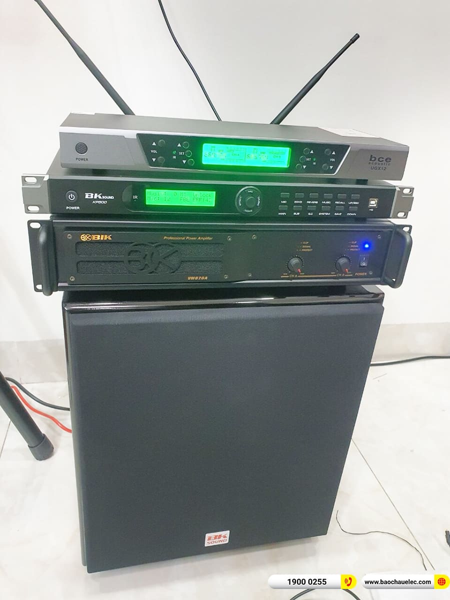 Lắp đặt d&agrave;n karaoke BMB hơn 53tr cho anh Cử ở TPHCM