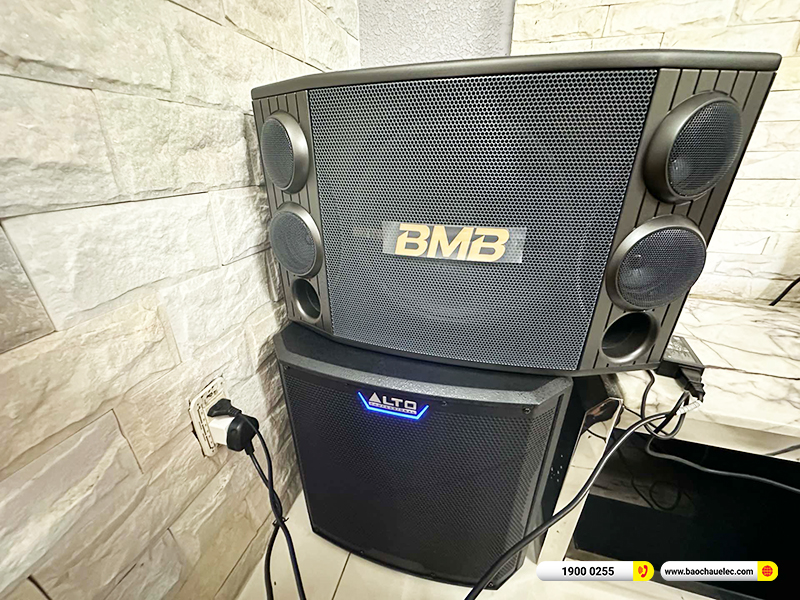Lắp đặt d&agrave;n karaoke BMB hơn 45tr cho anh Của ở TPHCM
