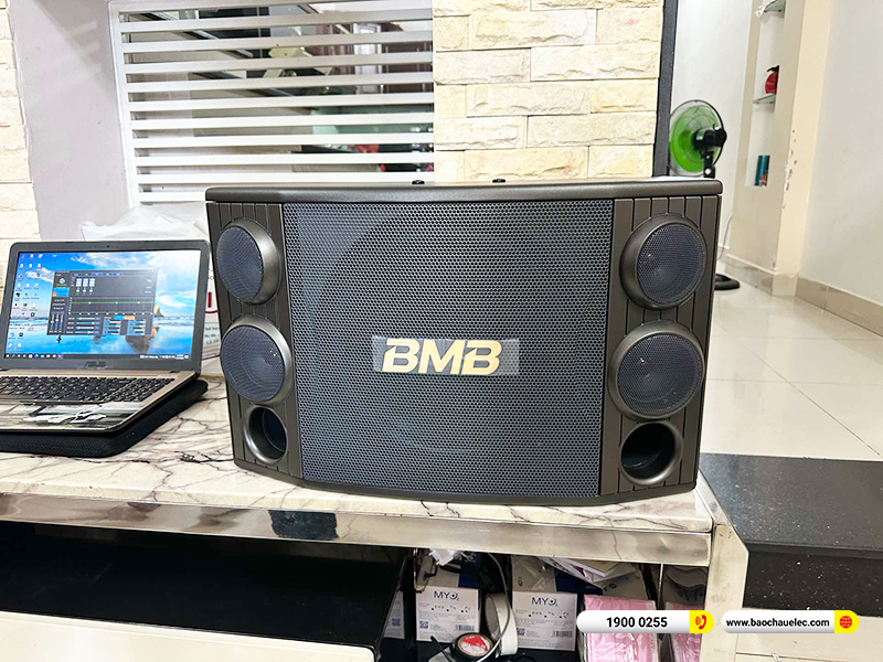 Lắp đặt d&agrave;n karaoke BMB hơn 45tr cho anh Của ở TPHCM