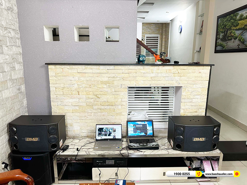 Lắp đặt d&agrave;n karaoke BMB hơn 45tr cho anh Của ở TPHCM