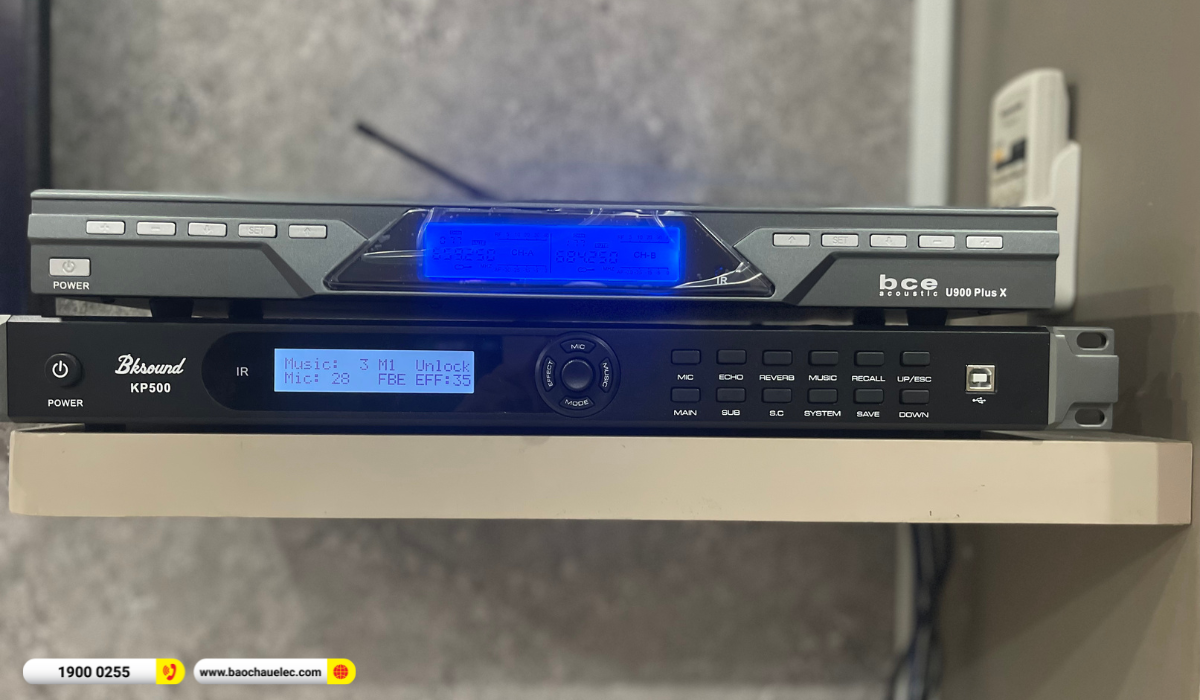 Lắp đặt d&agrave;n karaoke BMB hơn 50tr cho anh Hạnh tại TP HCM