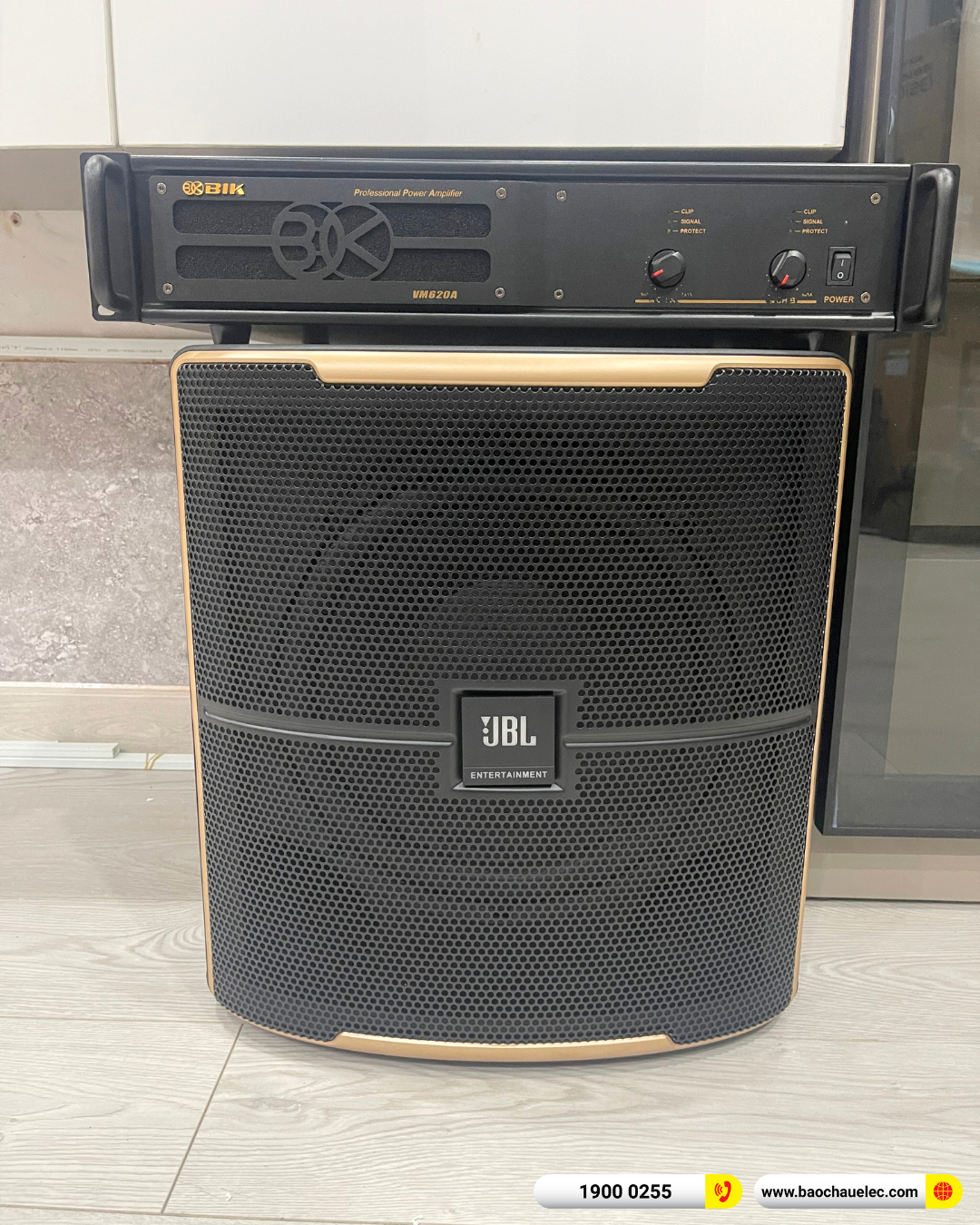 Lắp đặt d&agrave;n karaoke BMB hơn 50tr cho anh Hạnh tại TP HCM