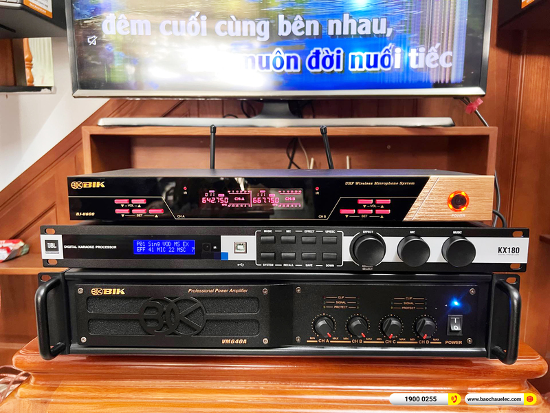 Lắp đặt dàn karaoke BMB gần 41tr cho anh Hiệu ở Bình Dương