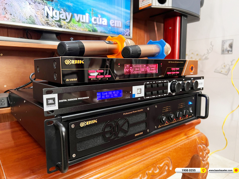Lắp đặt dàn karaoke BMB gần 41tr cho anh Hiệu ở Bình Dương